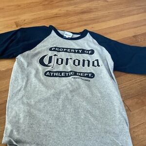 Corona Men’s Raglan Shirt - Gray and Blue